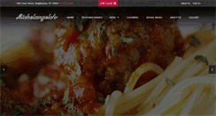 Desktop Screenshot of michelangelosrestorante.com