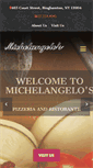 Mobile Screenshot of michelangelosrestorante.com